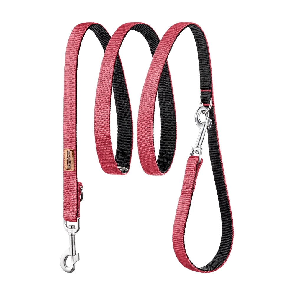 KOCH Comfort Plus Hundeleine 2 & 3 Meter verstellbar flamingo pink #farbe_flamingo pink