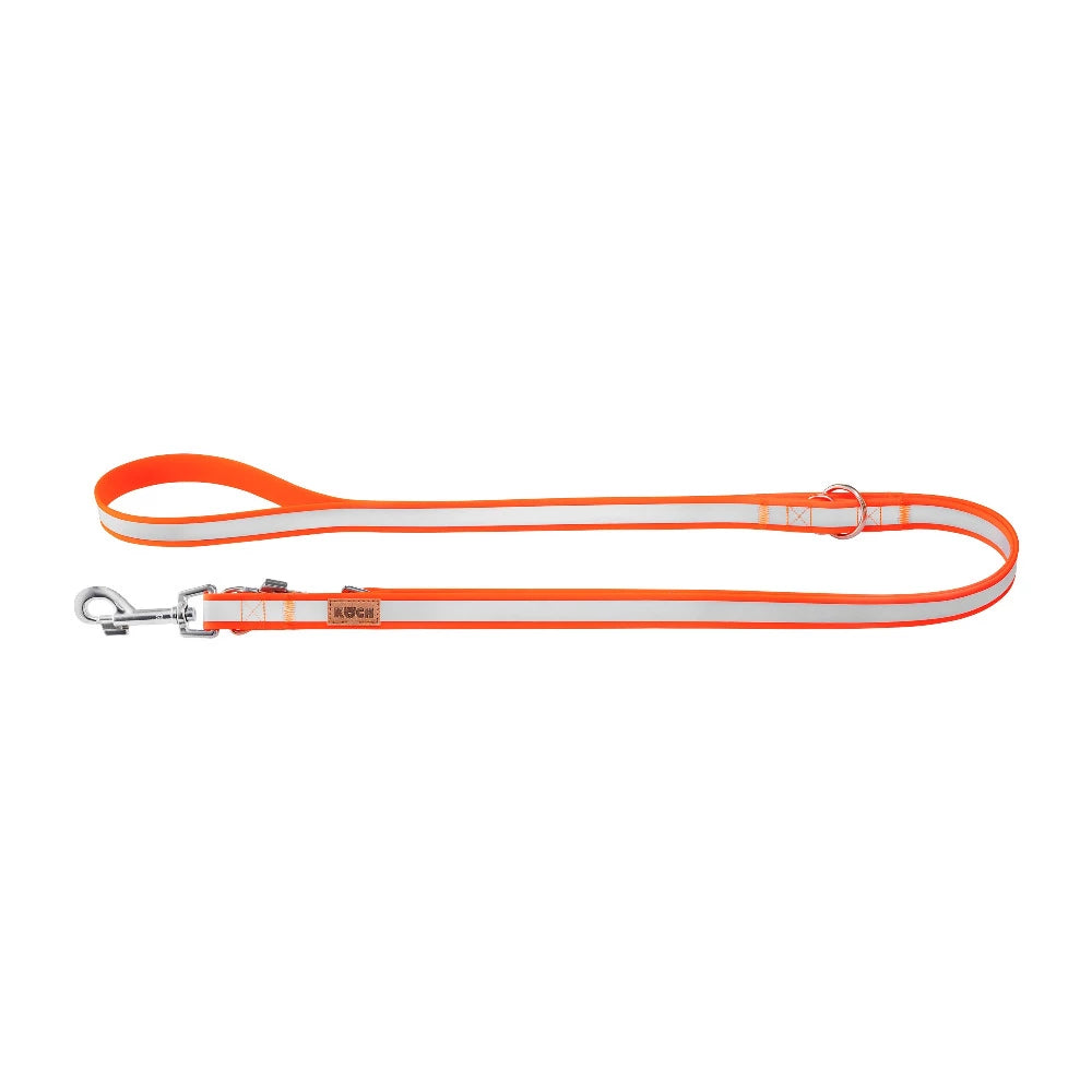 KOCH Waterproof Hundeleine reflektierend | 2 Meter verstellbar