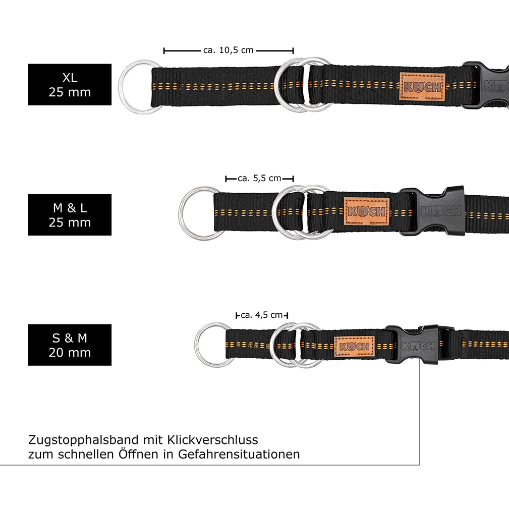 KOCH Premium Zugstopp-Halsband gepolstert