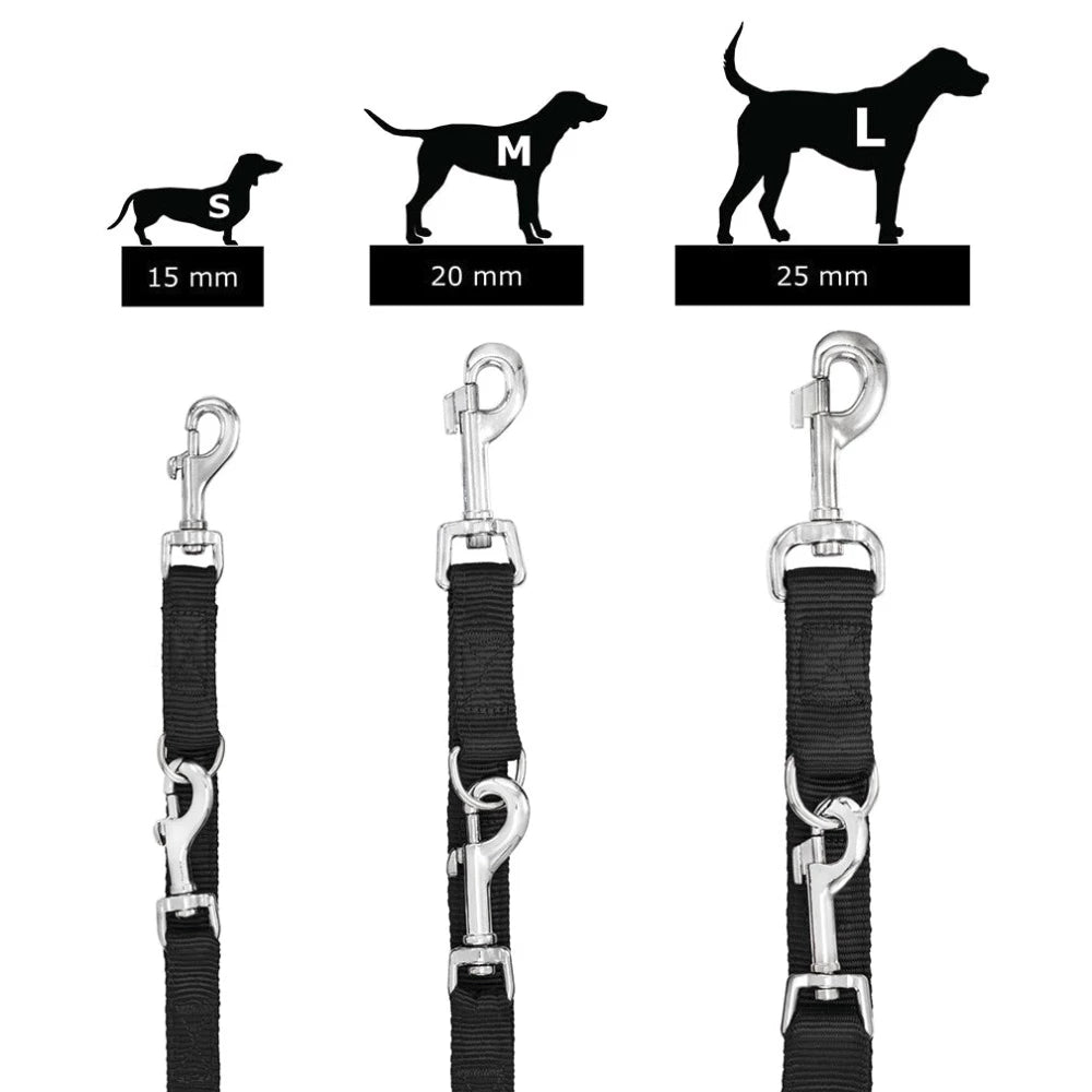 KOCH Premium Hundeleine gepolstert 2 & 3 Meter verstellbar