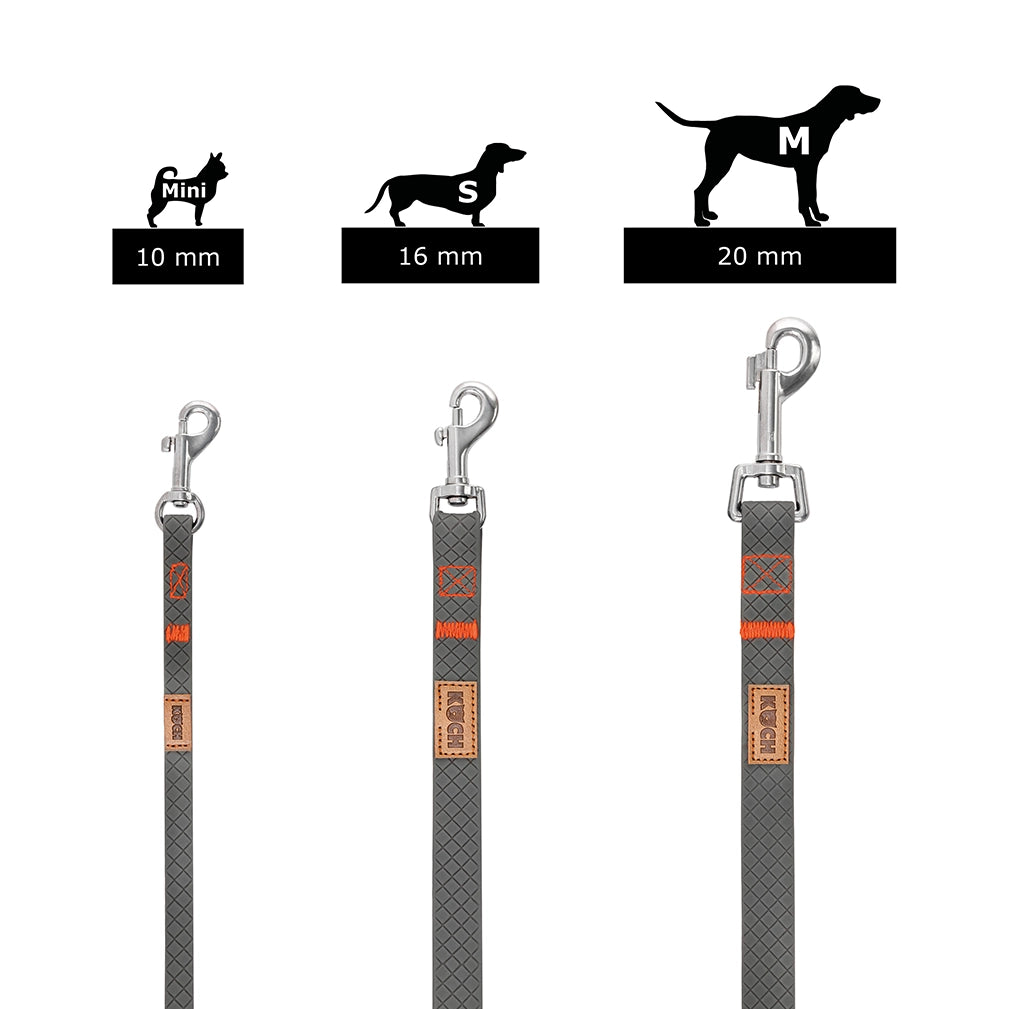 KOCH Waterproof Hundeleine 2 Meter verstellbar
