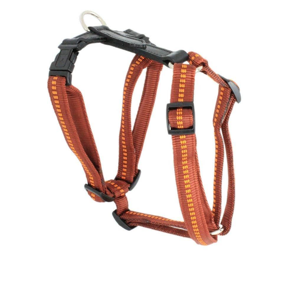 KOCH G-Adventure Hundegeschirr mit Leder & gepolstertem Nylon kupfer #farbe_kupfer