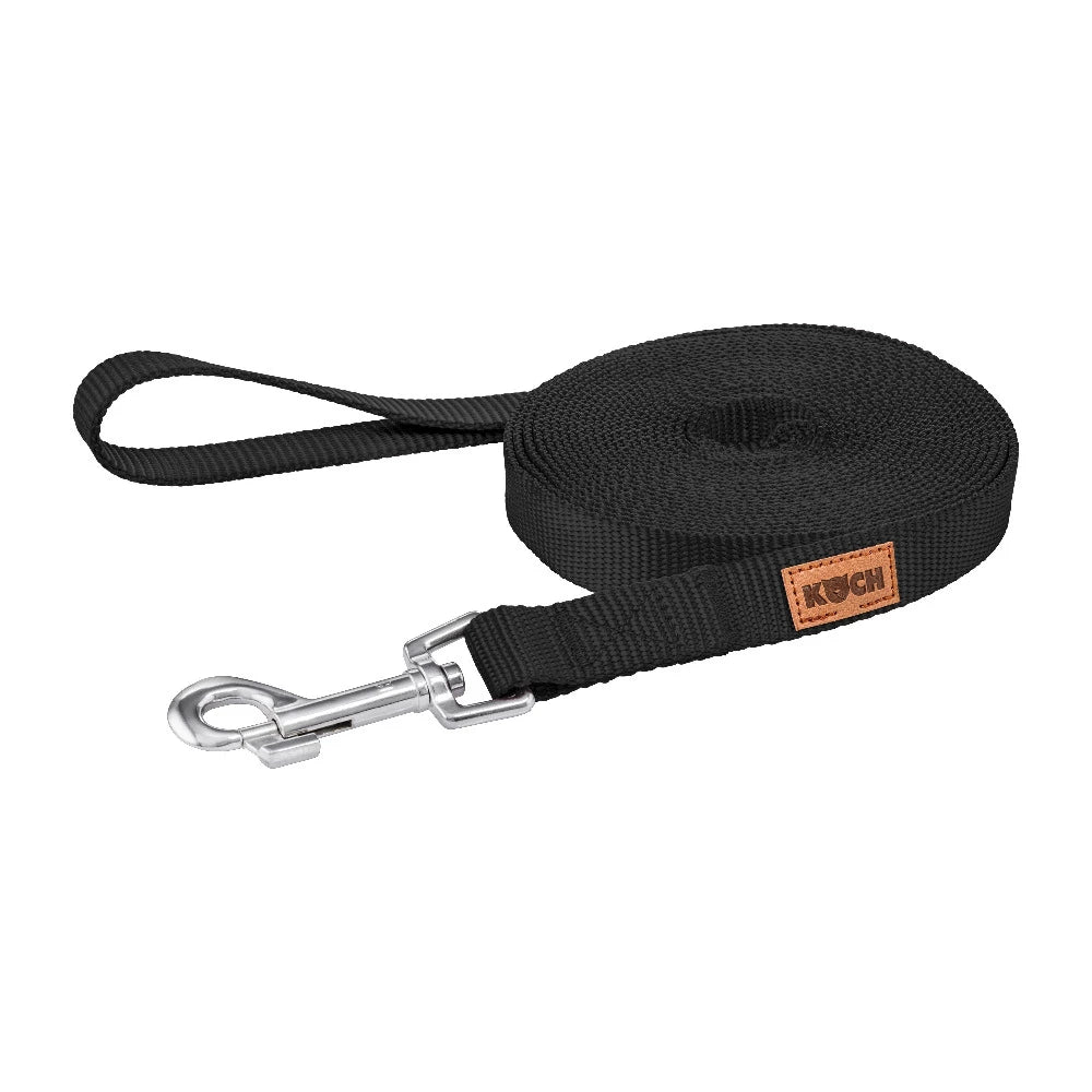 KOCH Classic Fährtenleine schwarz #farbe_schwarz