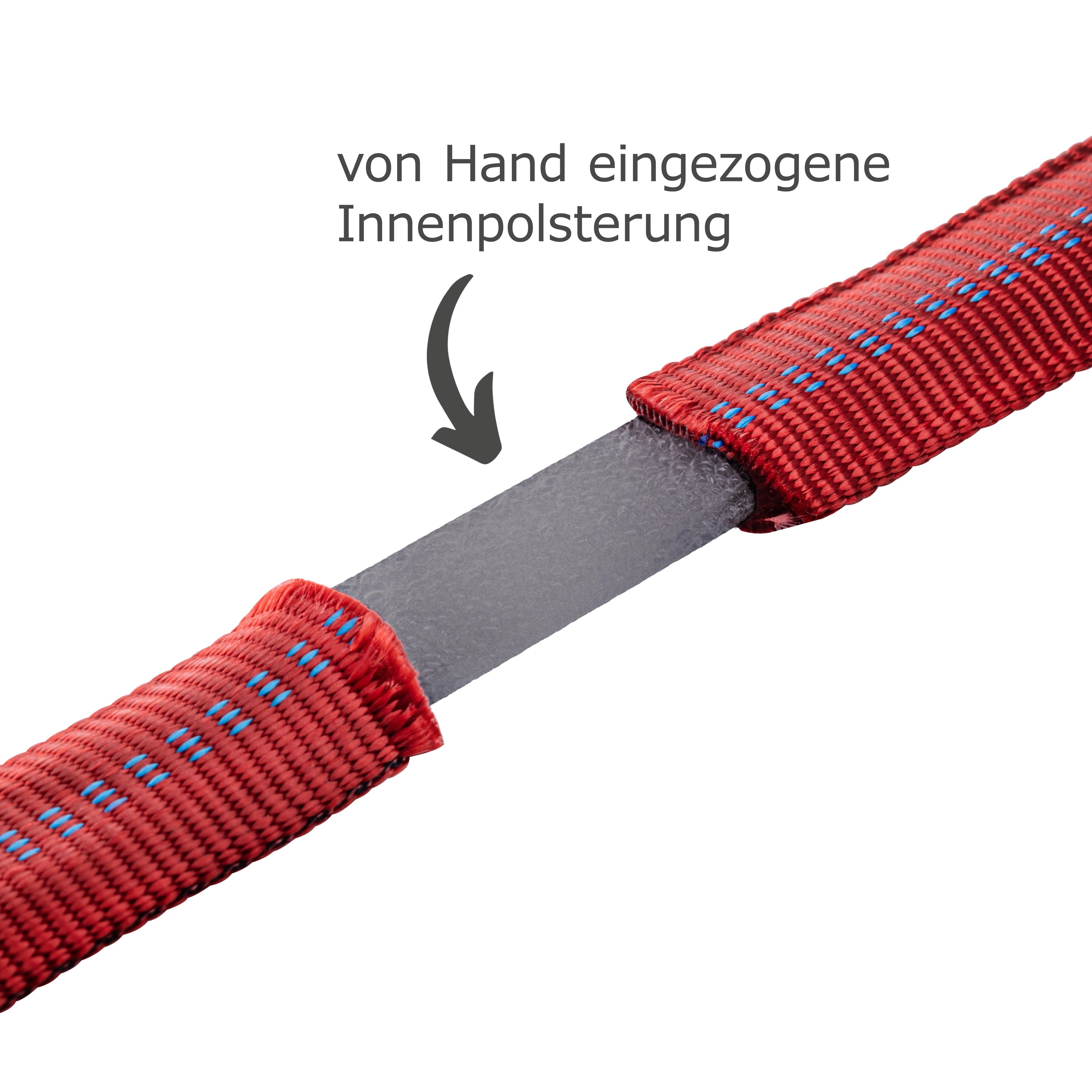 KOCH Premium Alu-Klick-Hundehalsband gepolstert extrabreit 40mm