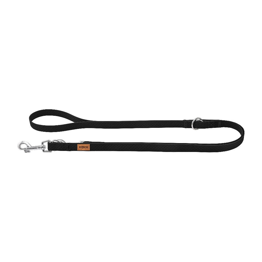 KOCH Waterproof Hundeleine 2 Meter verstellbar schwarz #farbe_schwarz