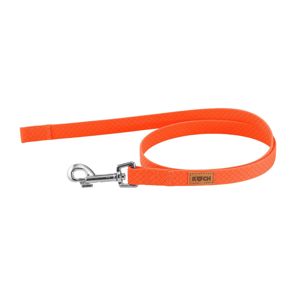 KOCH Waterproof Trainingsleine wasserfest 1 Meter neonorange ohne Handschlaufe #farbe_neonorange ohne Handschlaufe