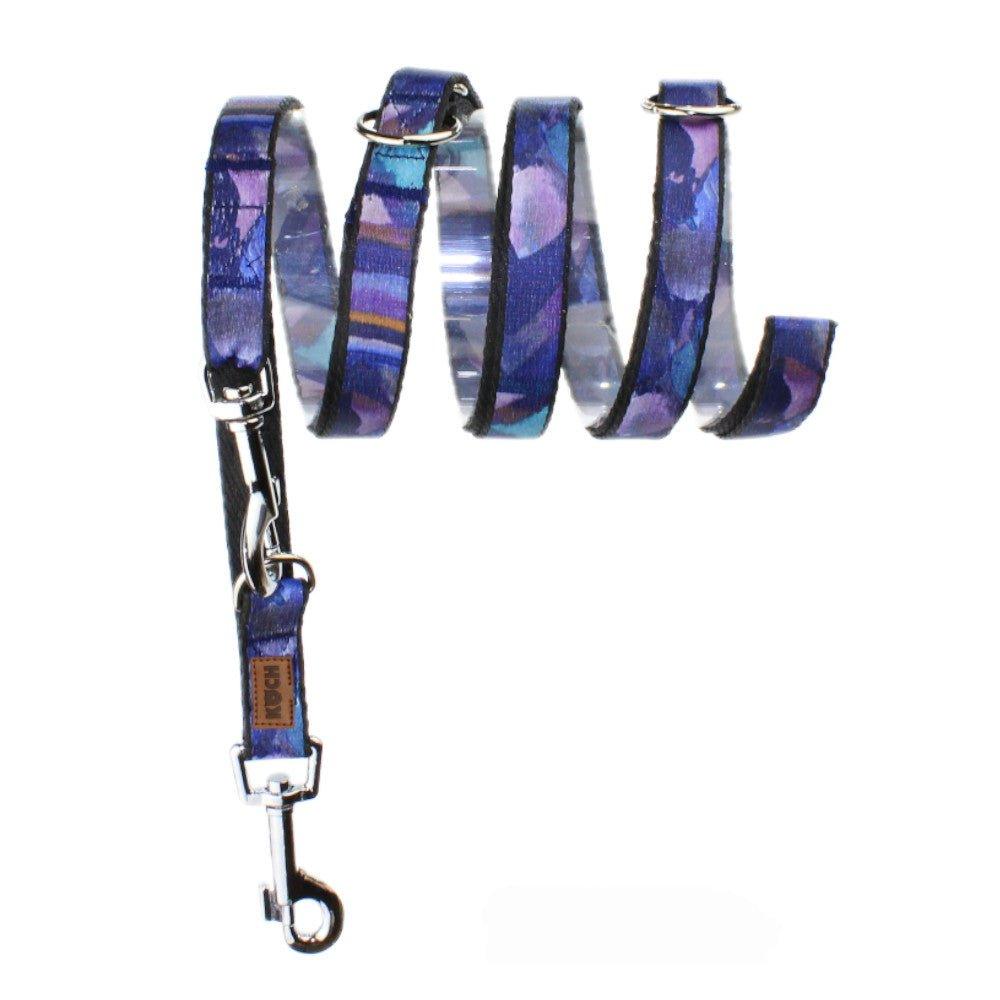 KOCH Modern Art Hundeleine 3 Meter verstellbar blau #farbe_blau