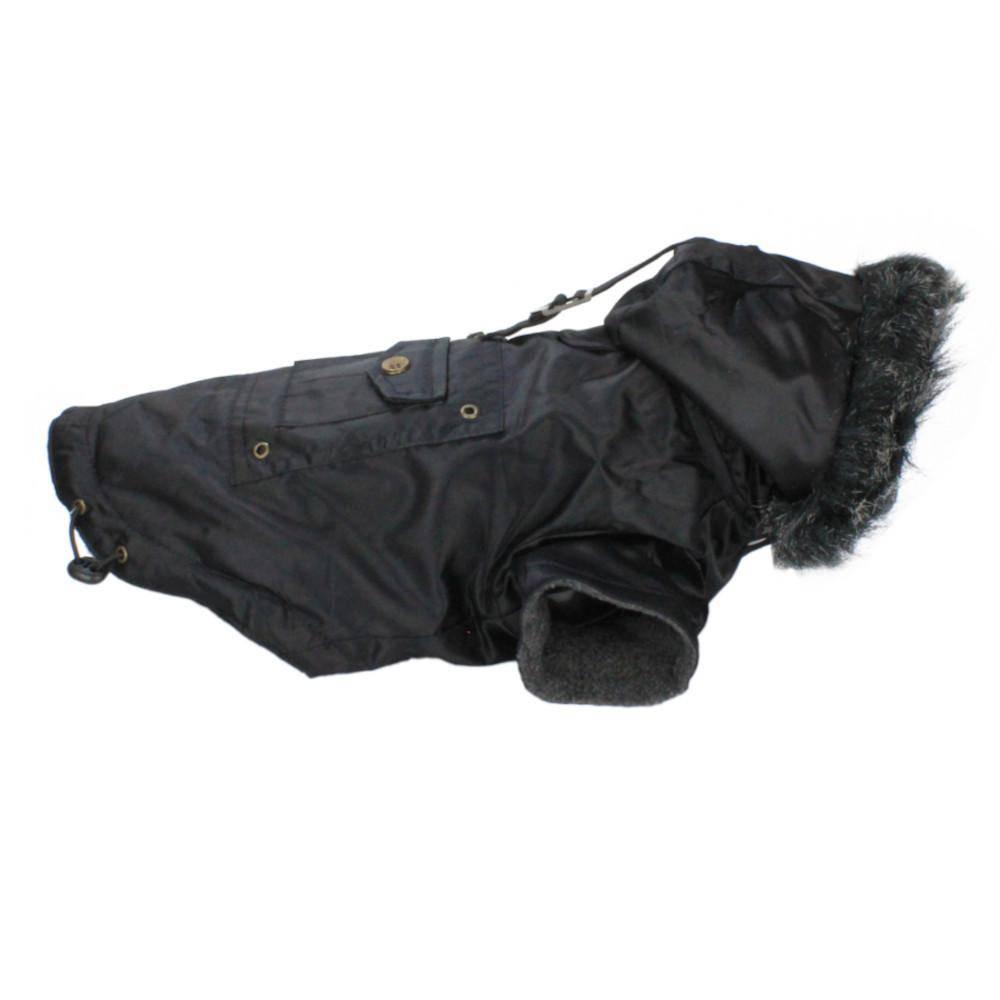 KOCH Nylon Parka mit Kapuze schwarz #farbe_schwarz