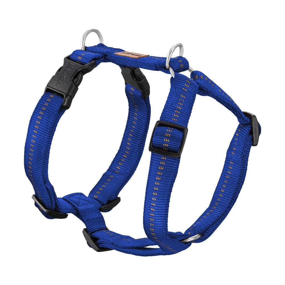 KOCH Premium Hundegeschirr gepolstert | Kennfäden blau #farbe_blau