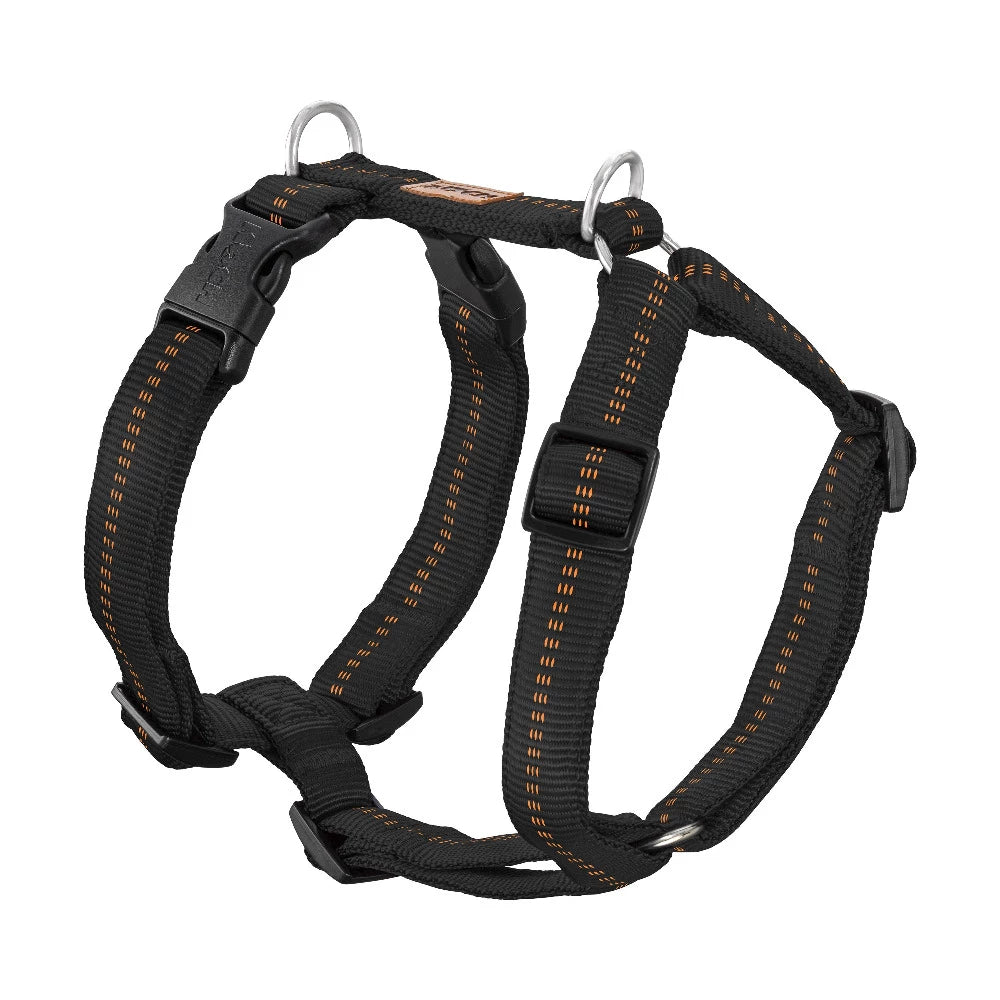 KOCH Premium Hundegeschirr gepolstert | Kennfäden schwarz #farbe_schwarz