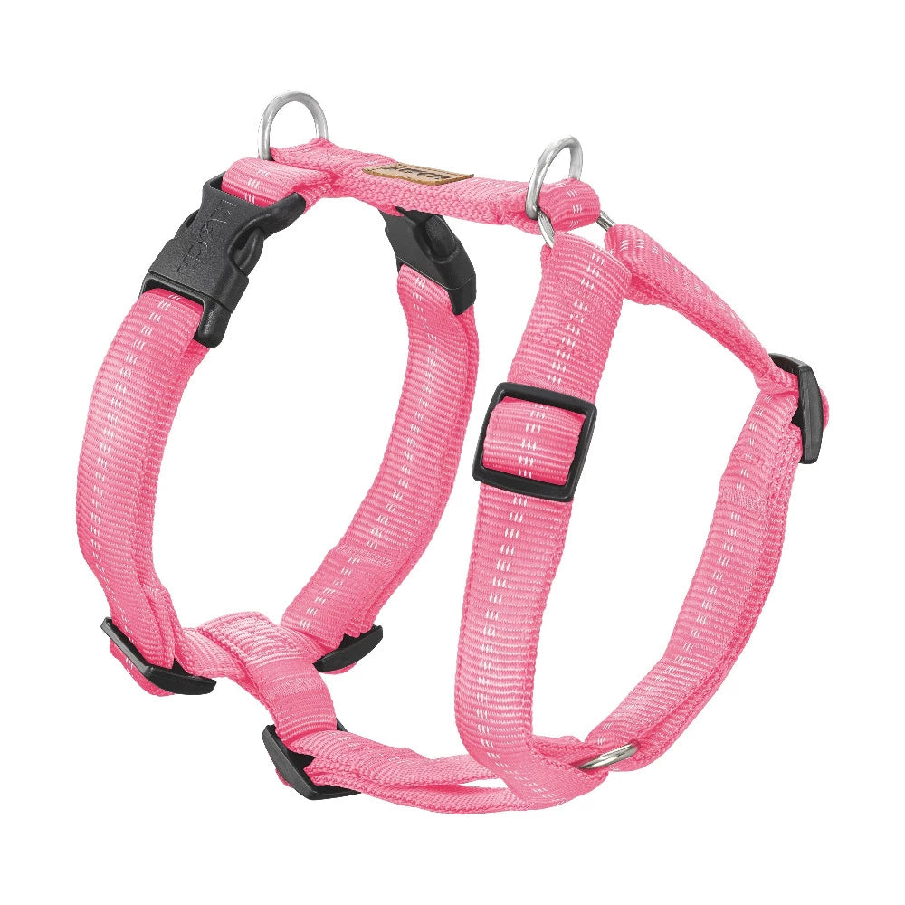 KOCH Premium Hundegeschirr gepolstert | Kennfäden rosa #farbe_rosa