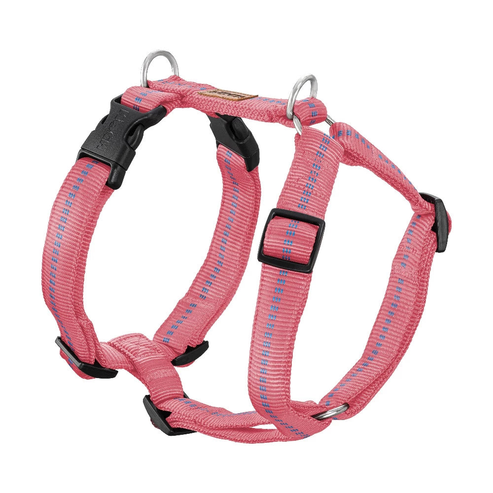 KOCH Premium Hundegeschirr gepolstert | Kennfäden flamingo pink #farbe_flamingo pink