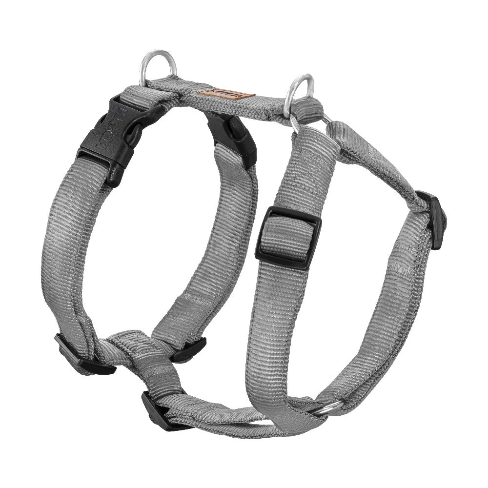 KOCH Premium Hundegeschirr gepolstert grau #farbe_grau