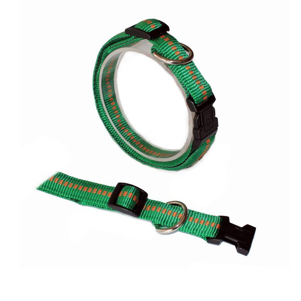 KOCH Premium Hundehalsband gepolstert | Kennfäden S - 15mm #farbe_S - 15mm