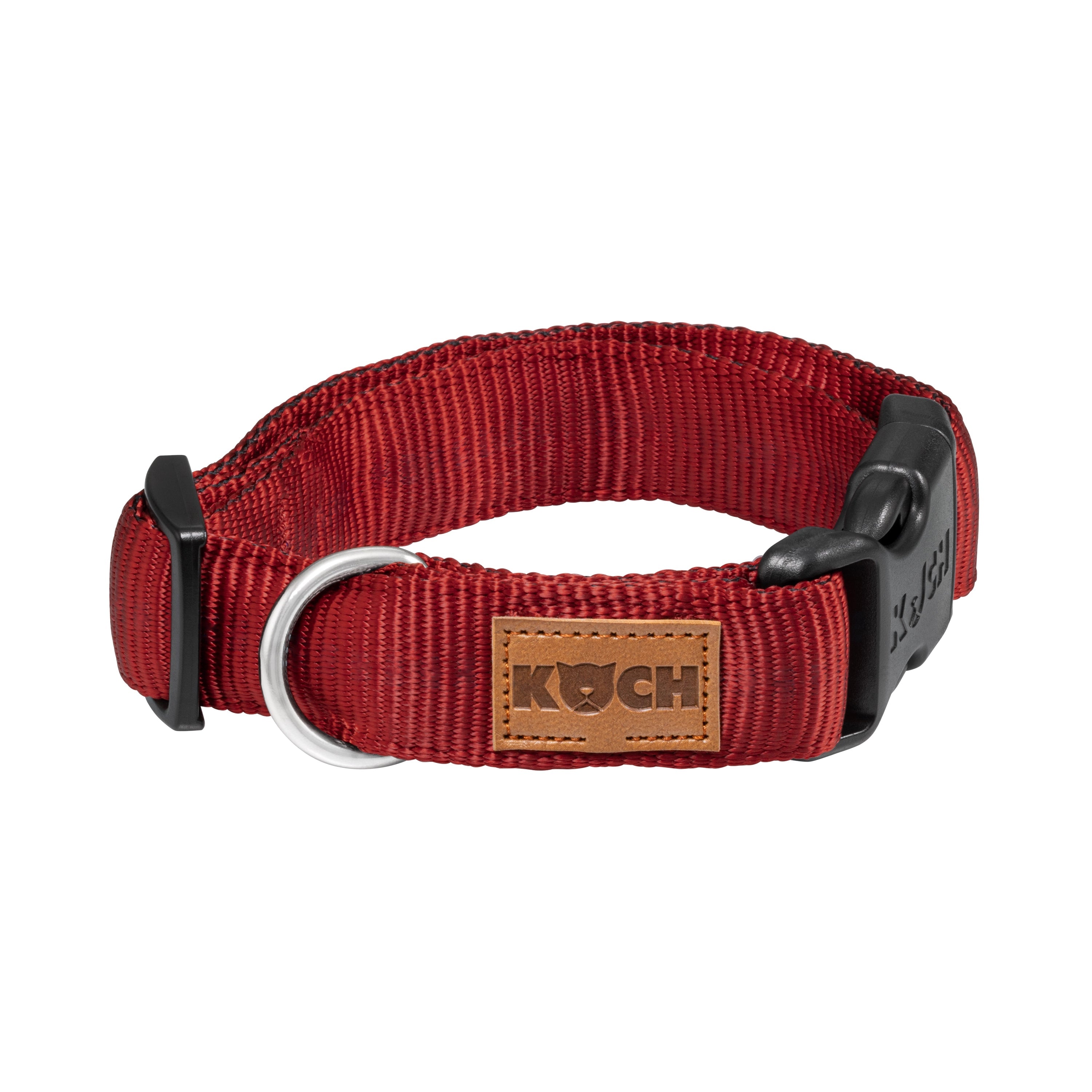 KOCH Premium Hundehalsband gepolstert rot #farbe_rot